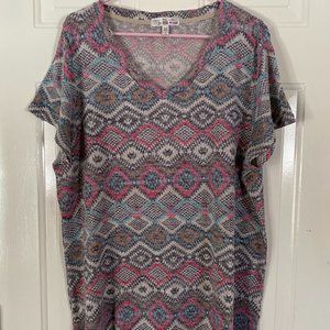 Derek Heart Plus Aztec Tee